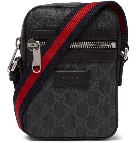 gucci mens leather messenger bag|gucci messenger bag men sale.